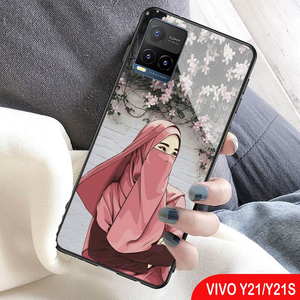 [A04] Softcase Glass Kaca Vivo Y21 2021 Y21S /Casing Handphone Vivo Y21 2021 Y21S / Case Hp Vivo Y21