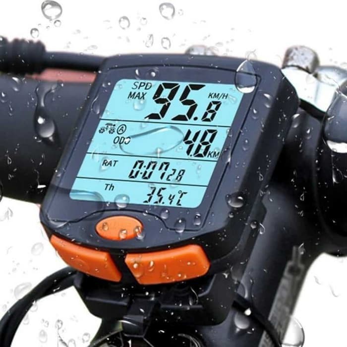 Bogeer Speedometer Sepeda Wireless Odometer LED Waterproof