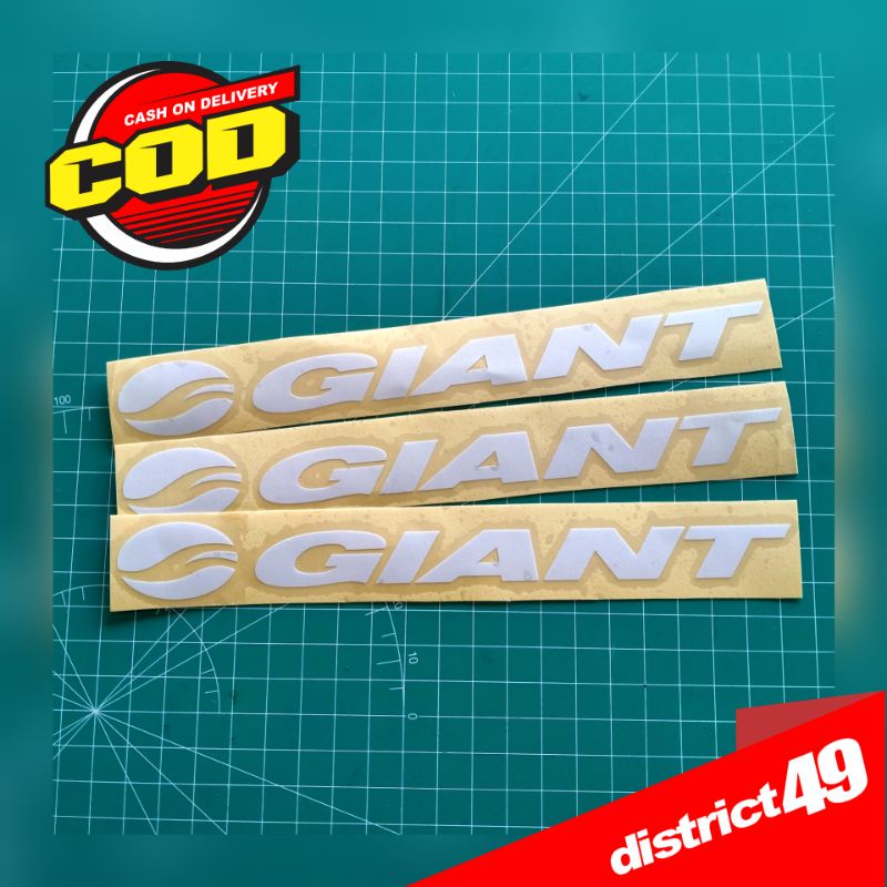 Cutting sticker - Stiker cutting Giant - Stiker Giant - Stiker Sepeda Gunung MTB