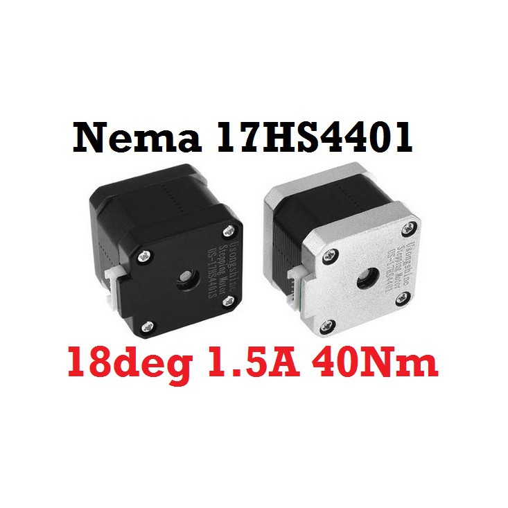 [HAEBOT] Motor Stepper Nema 17 17HS4401 Kabel 42mm 38mm 1.5A 0.4Nm CNC 3D Printer Plotter Drawing Laser