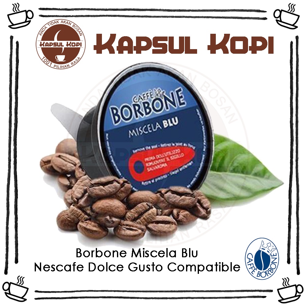 

Ecer Borbone Nera Black Blend Kapsul Kopi Dolce Gusto Compatible