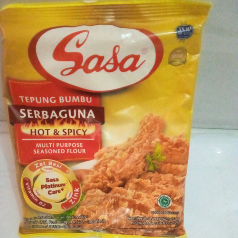 

TEPUNG BUMBU SASA SERBAGUNA / 210 GRAM