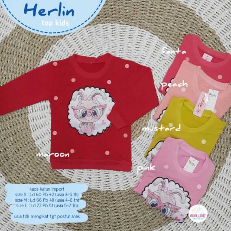 Kaos Lengan Panjang Anak Cewek Kaos Kaos Anak Cewek