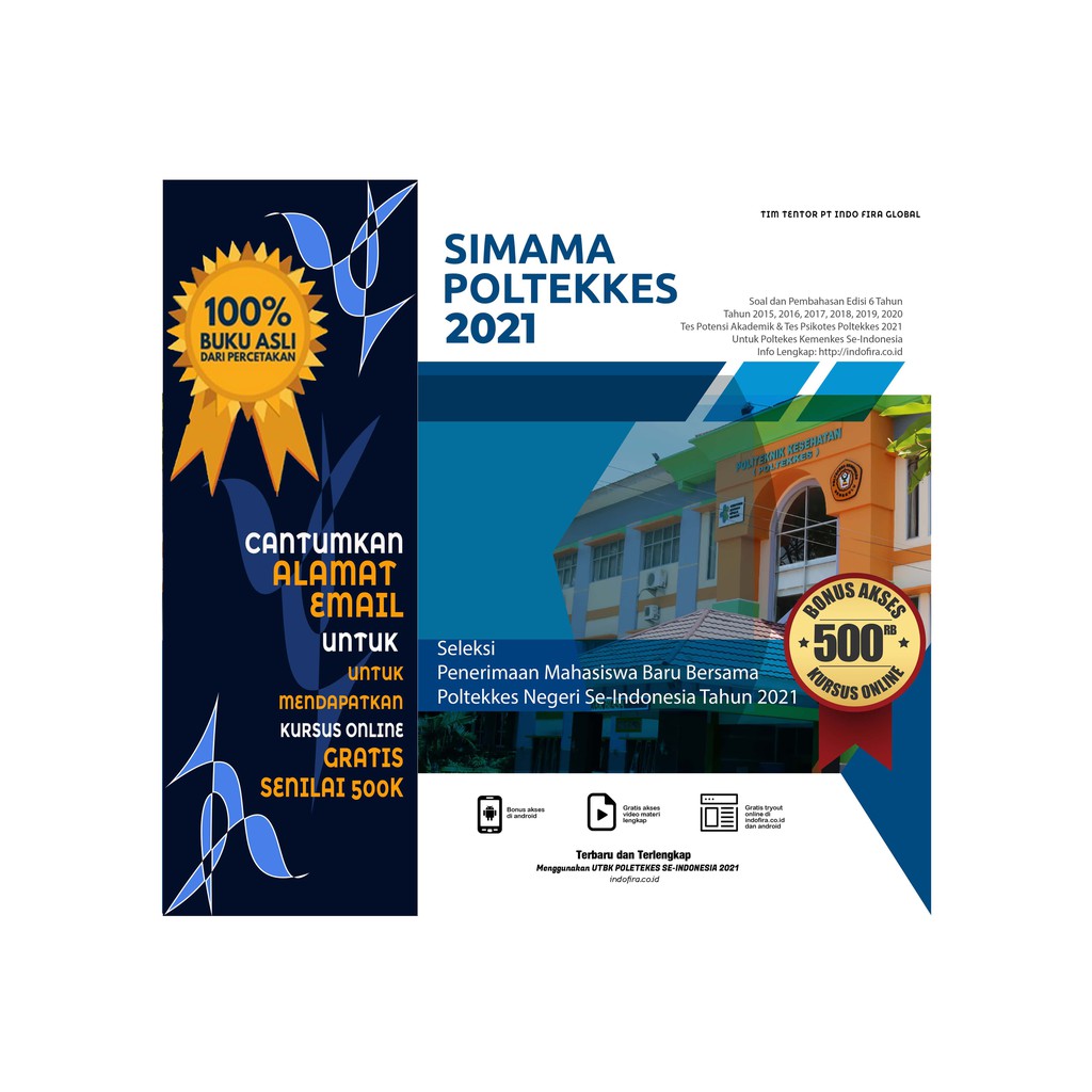 Buku SIMAMA POLTEKKES 2021Bekal Lulus Ujian Sekolah
