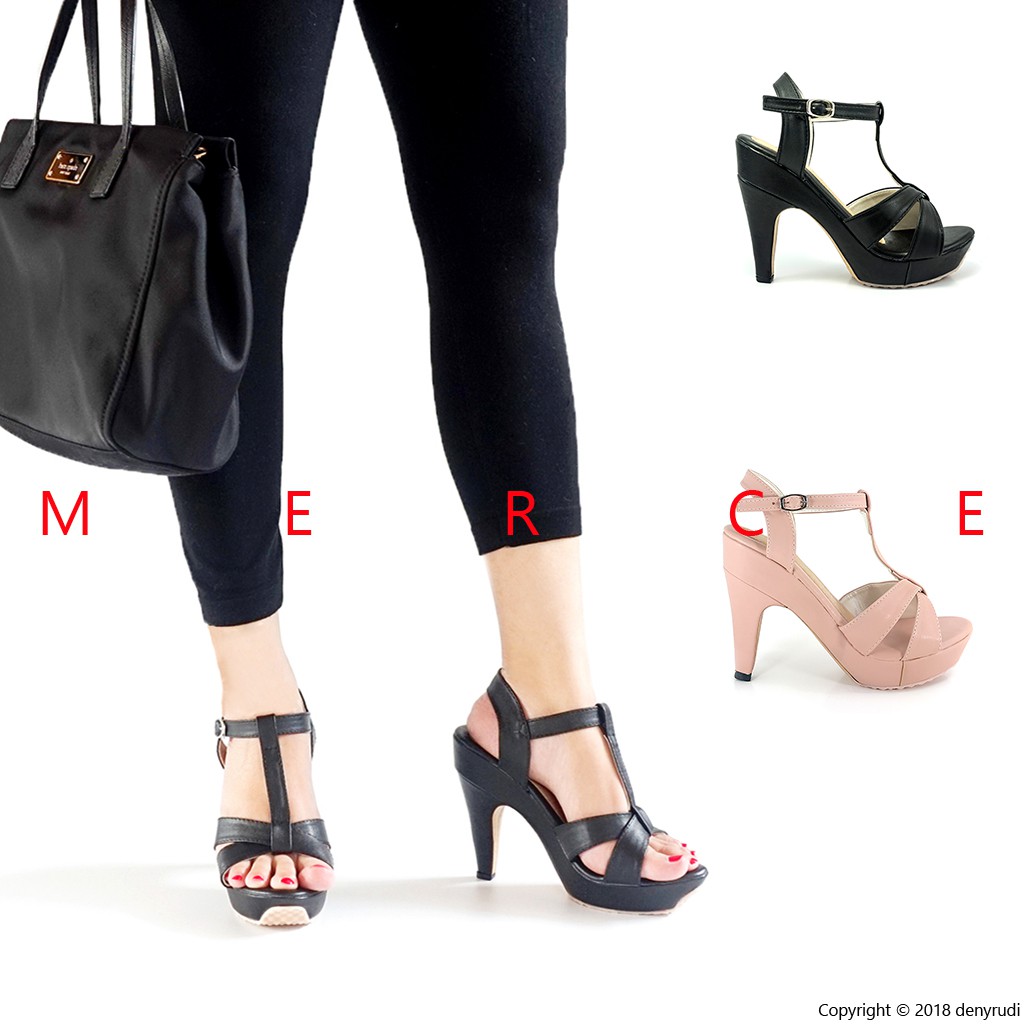 Merce JULIE Sepatu Wanita Hak Tinggi Platform High Heels Merce JULIE Sepatu Wanita Hak Tinggi Platform High Heels