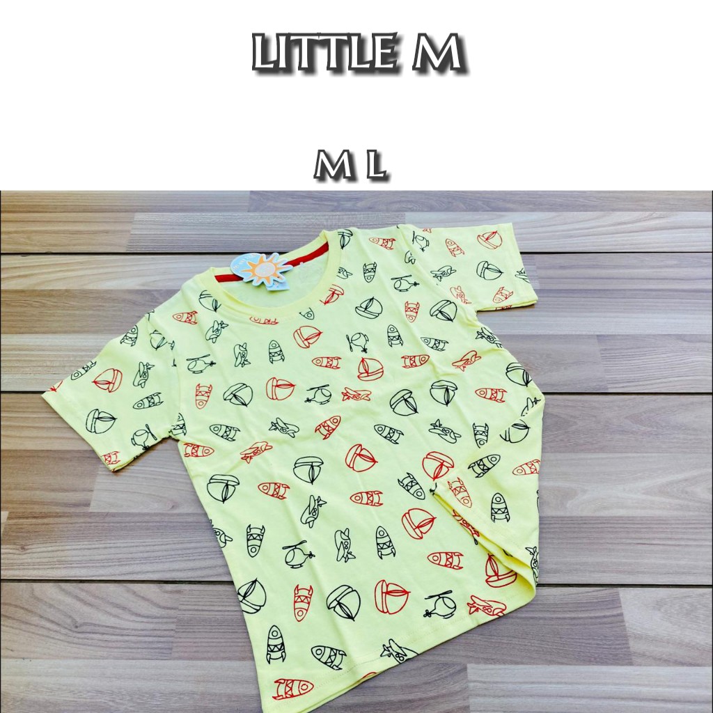 kaos little m kuning19