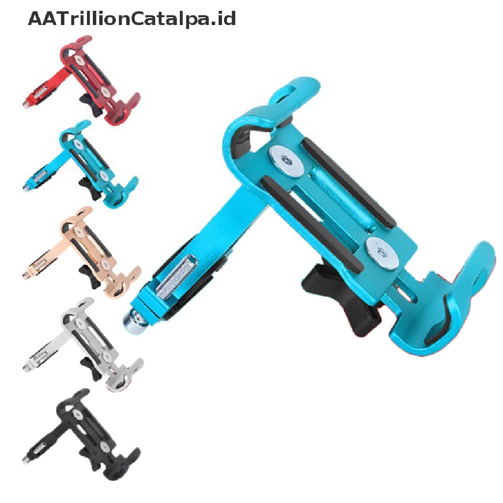 Aa Bracket Stand Holder Handphone Bahan Aluminum Alloy Anti slip Untuk Sepeda / Motor