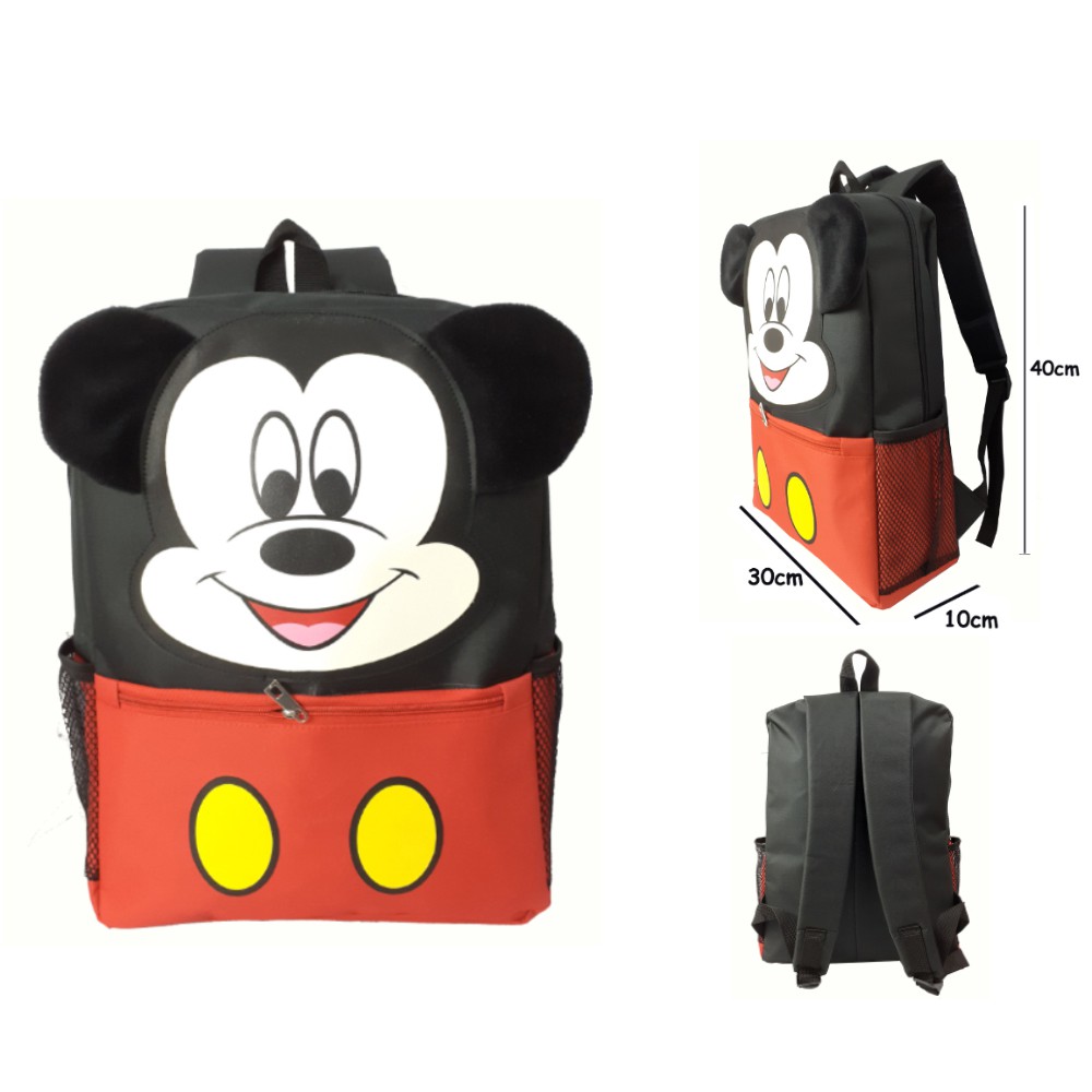 Tas Anak Sekolah Lucu Mickey Mouse dan Minnie Mouse