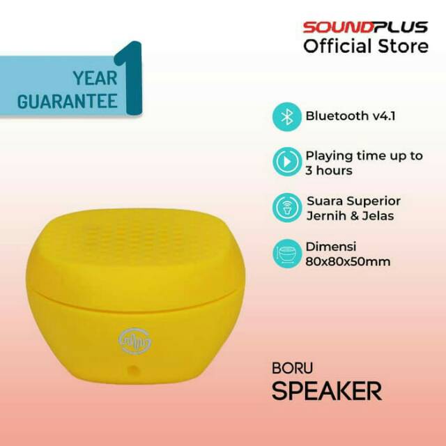 Soundplus Boru Original Bluetooth Speaker Porrable