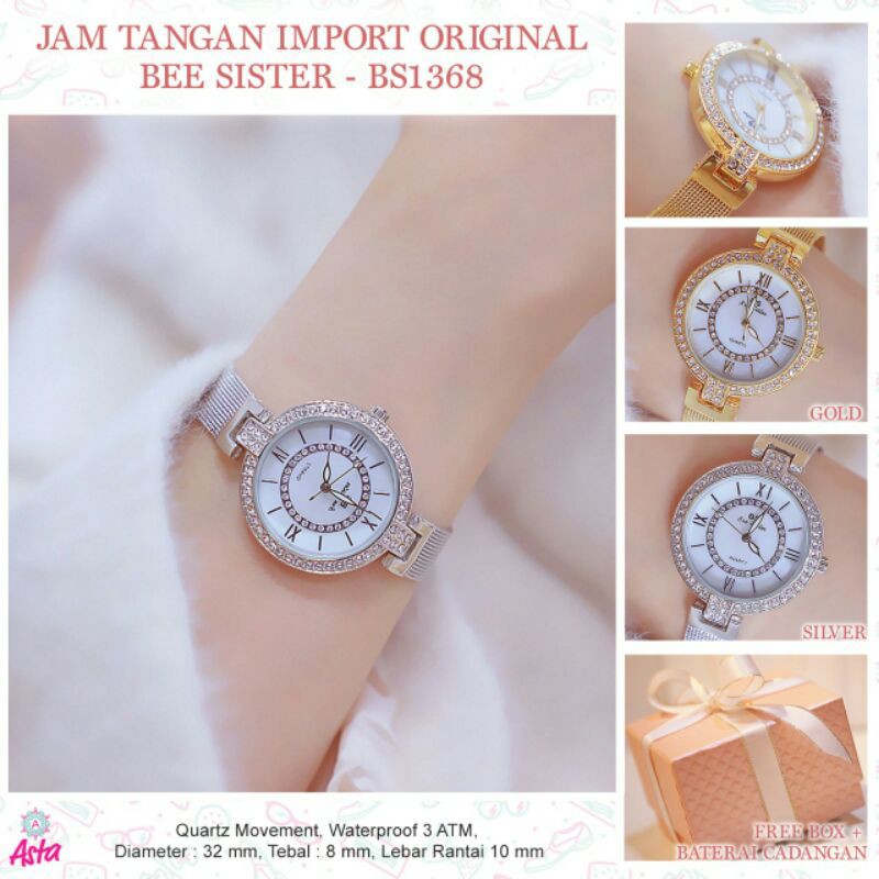 Jam Tangan Wanita Bee Sister BS1368