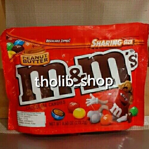 

m&m peanut butter chocolate candies 272,2gr