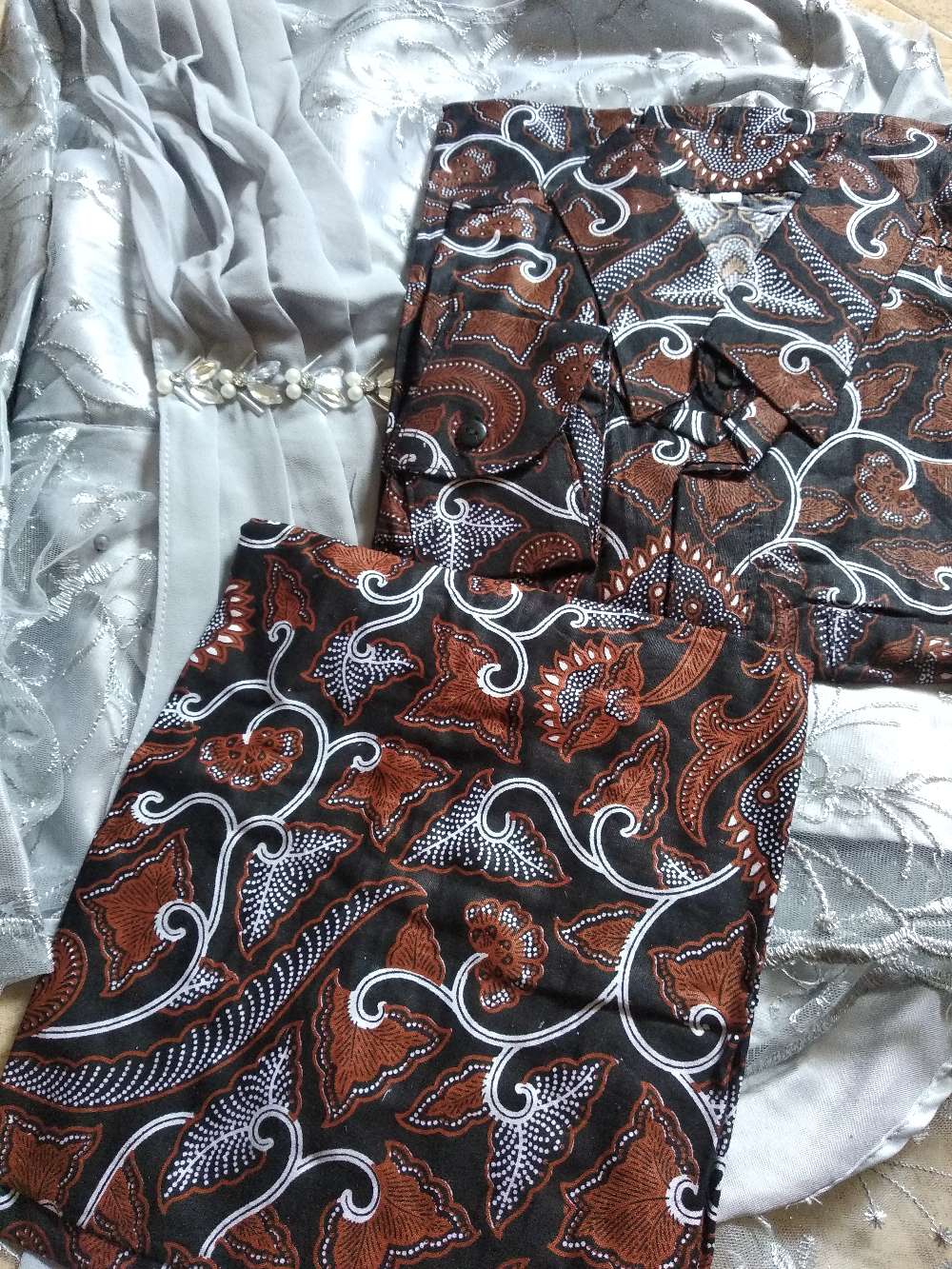 Maura Couple Nafisa3- Sania Ruffle Batik Couple Nafisa 3 Dnt Garansi Termurah