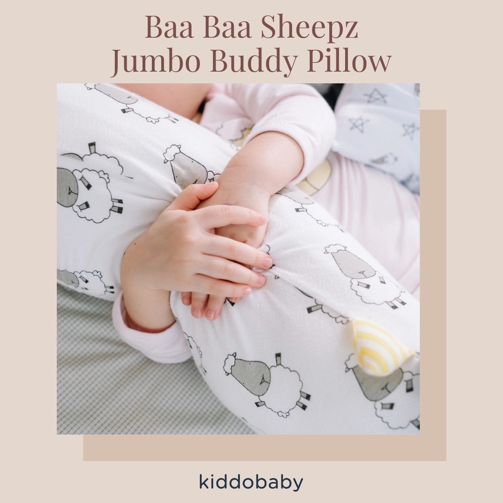 Baa Baa Sheepz Jumbo Buddy Pillow | Bantal Bayi