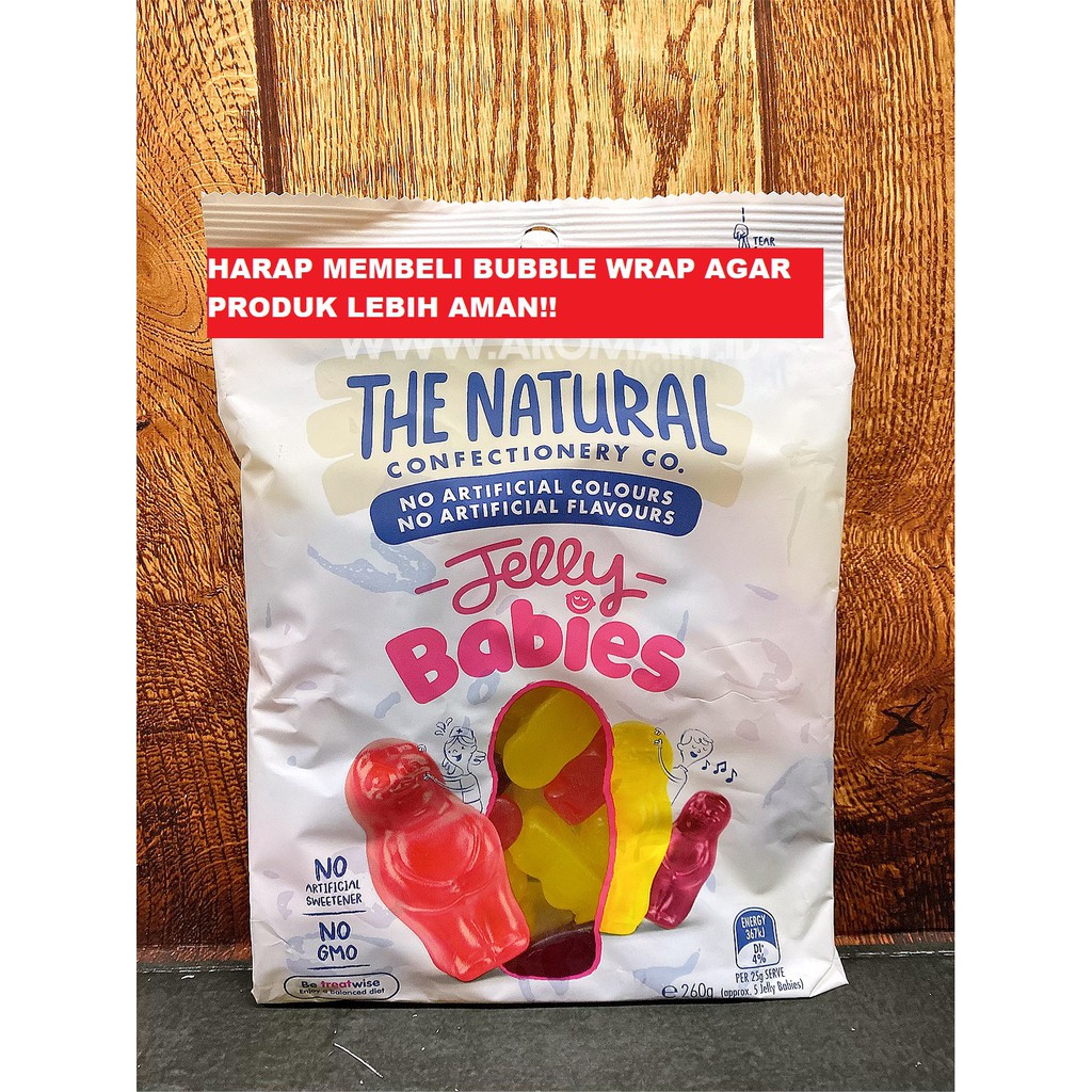 The Natural Confectionary Co Jelly Babies - 260g