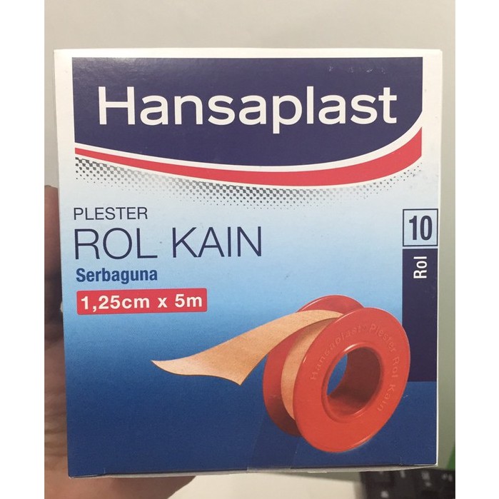 Hansaplast Kain Roll Plester Luka 1.25cm x 5m