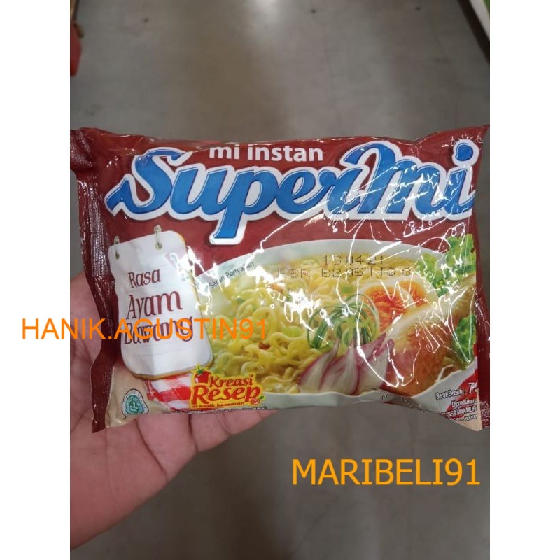 

SUPERMI RASA AYAM BAWANG 75GR maribeli91