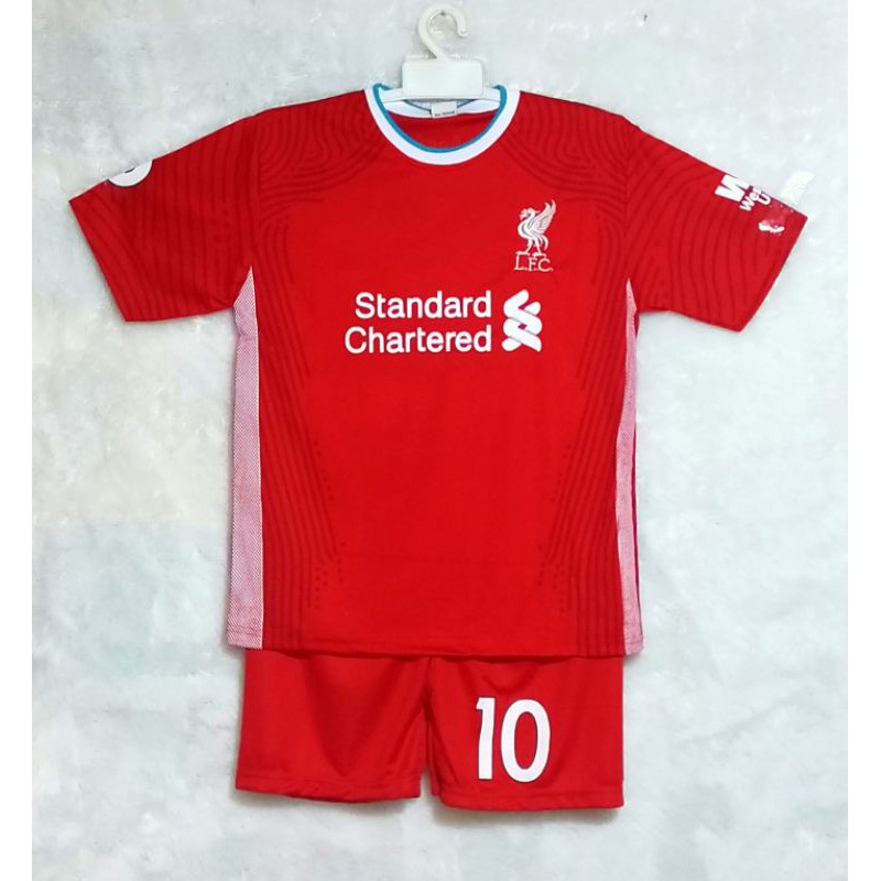 setelan Jersey LIVERPOOL anak umur 6-12 thn/SETELAN BAJU BOLA ANAK/setelan baju bola anak laki laki