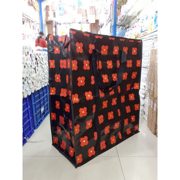 TAS KARUNG SUPER JUMBO.( 70 X 70 X 30 ).TALI LINGKAR