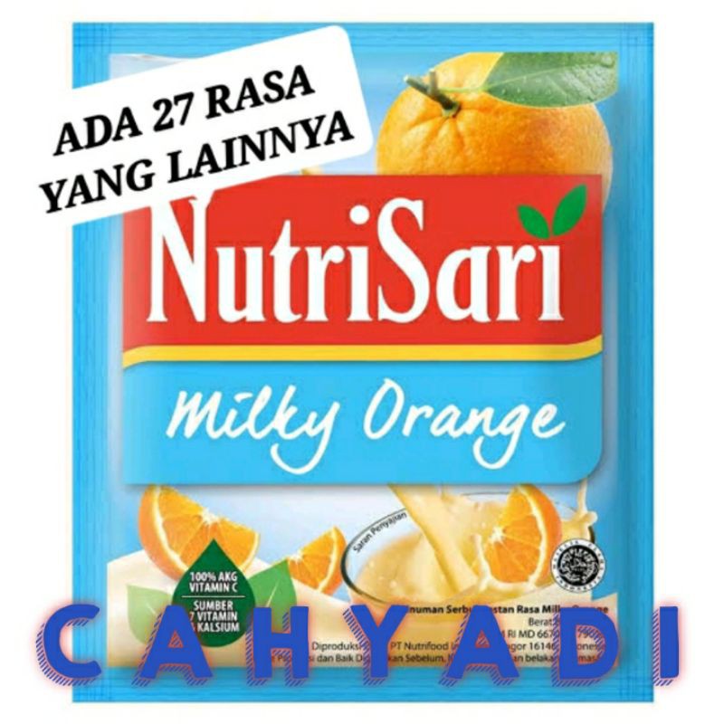 

Nutrisari Milky Orange /renceng