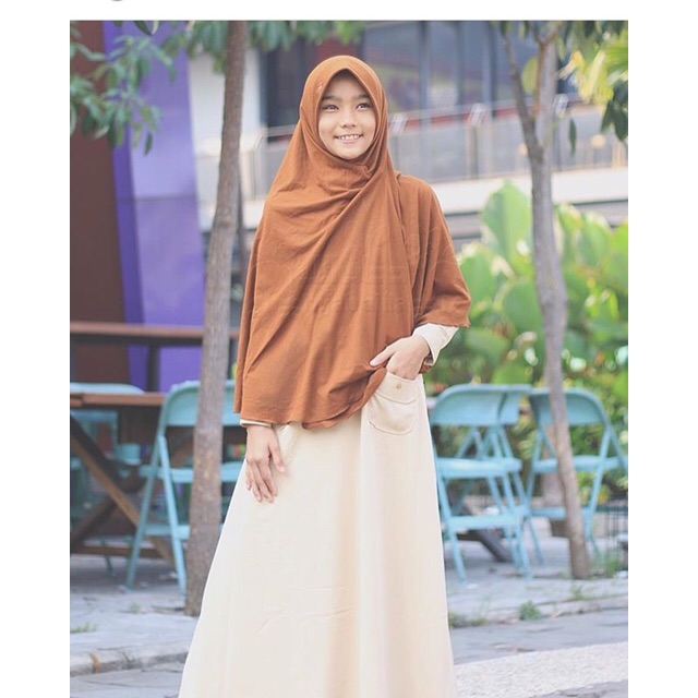 Gamis Premium Kids Cream | Hijab Alila kids