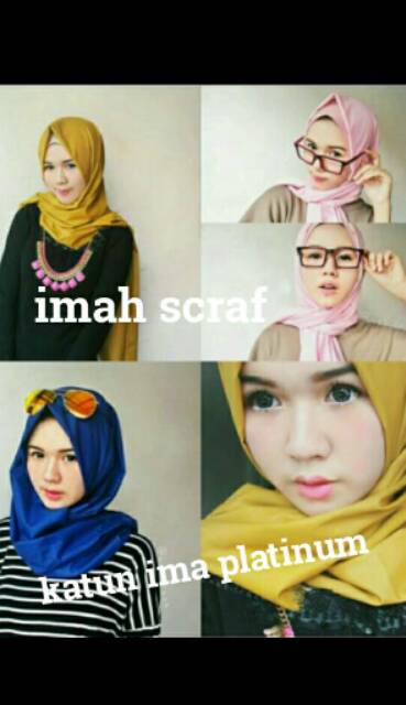 Pashmina dan  segi 4 IMA platinum