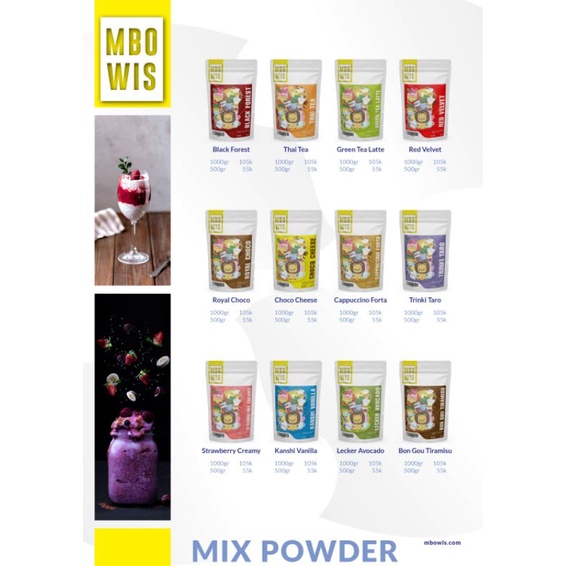 

Mbowis Flavour/Bubuk Minuman 1kg