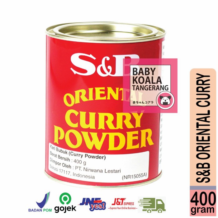 

COD S&B Curry Powder Japan 400 g│Bubuk Rempah Kari Import Jepang S & B