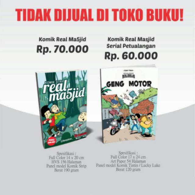 Komik Seri Petualangan Geng Motor