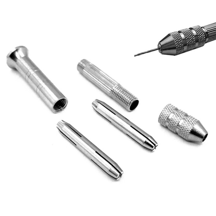 mini pen hand drill bor tangan manual stainless steel pcb