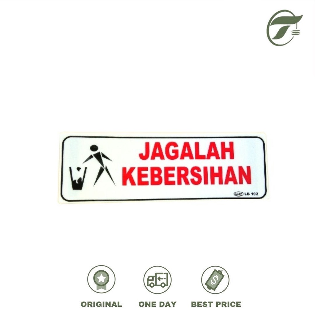 

PLAKAT KECIL JAGALAH KEBERSIHAN LK 187 GM (05X20CM)