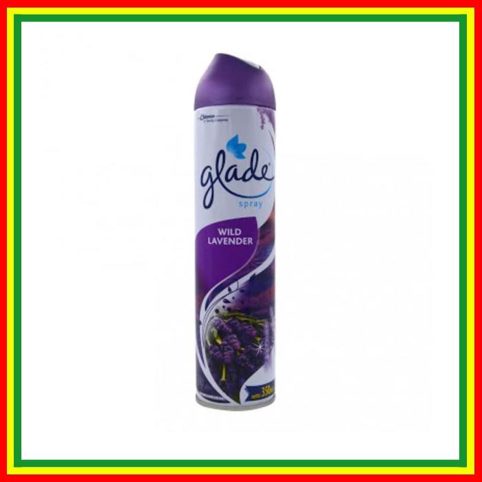 Glade spray pengharum ruangan wild lavender 350ml + 50ml