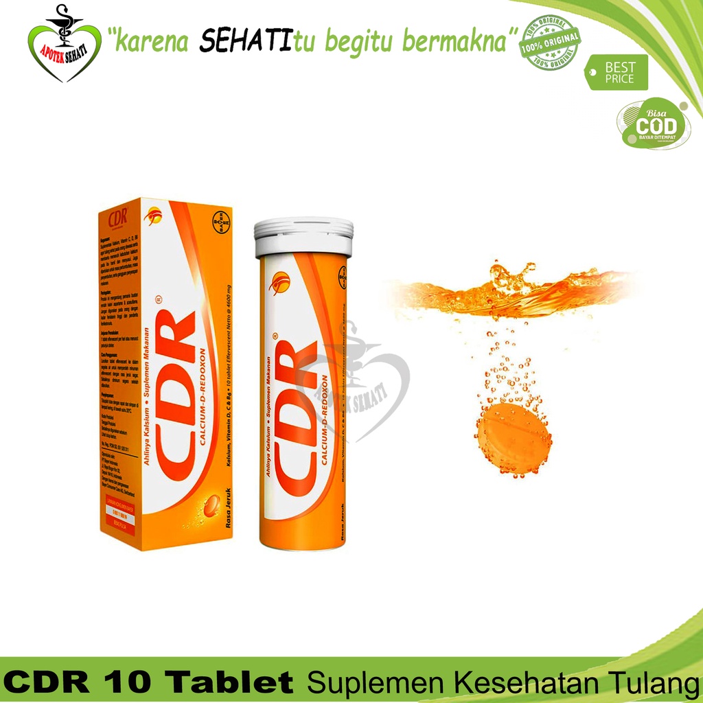 CDR EFFERVESCENT VITAMIN'10s TULANG