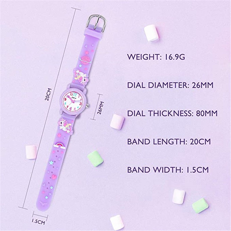 【HOT Sale】JNEW jam tangan anak perempuan jam tangan tahan air Cheap watch 30M Waterproof Anti-shock 1 years Warranty boy watch children watch digital watch unicorn watch