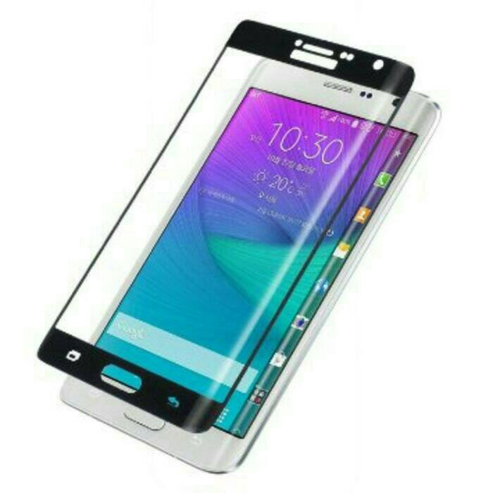 SAMSUNG NOTE EDGE Tempered Glass Anti Gores Kaca Full LCD Lengkung 3D