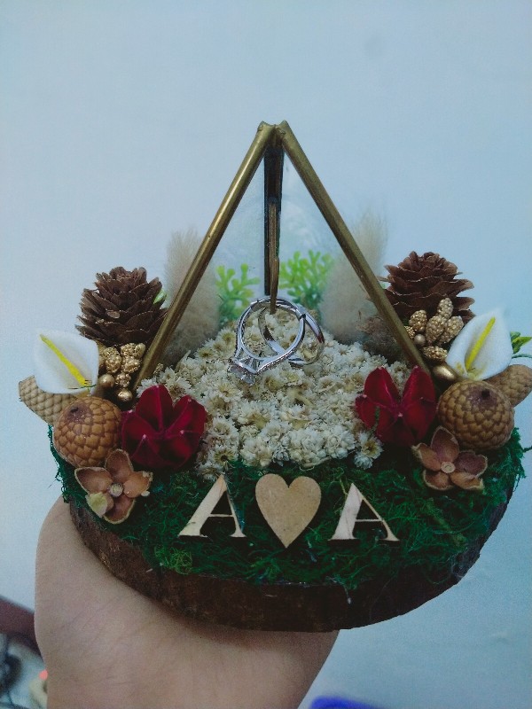 Tempat Cincin Rustik | Ring Bearer Rustic | Tempat Cincin Nikah Lamaran