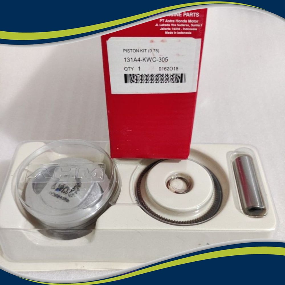 Piston kit size 0.75 Honda CS1 - CS 1 - CS one Original 131A4-KWC-305 - TPS000370