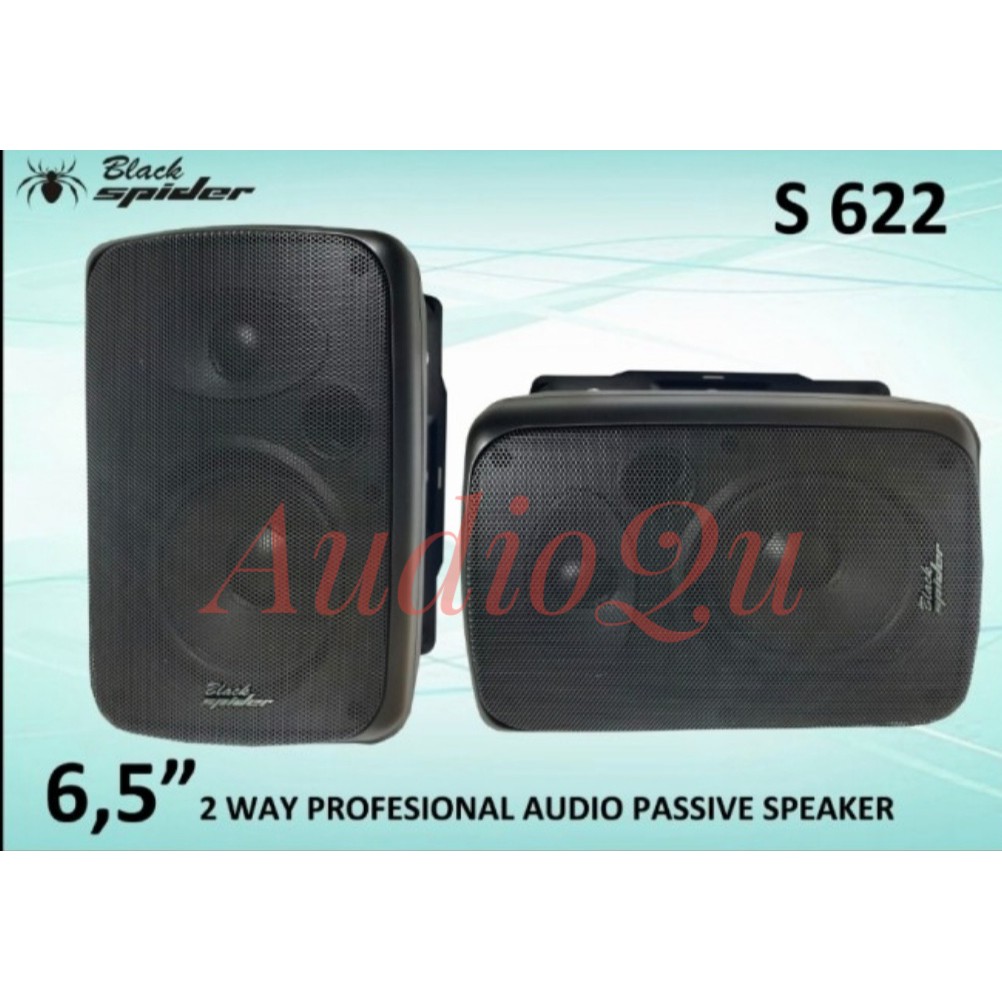 SPEAKER PASIF BLACKSPIDER S622 BLACK SPIDER S 622