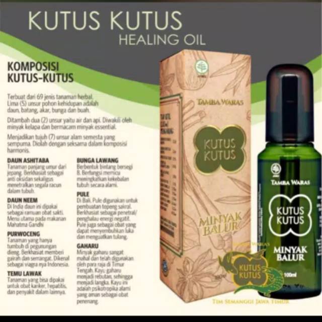 Minyak kutus kutus Original berhologram.