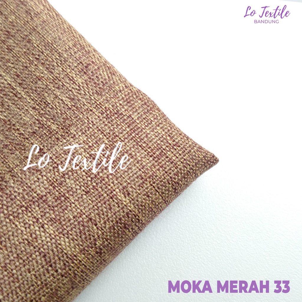 Kain Katun Madinah Fodu 0.5 Meter (Seri 1) - Bahan Cotton Madina Medina-Moka Merah - 33