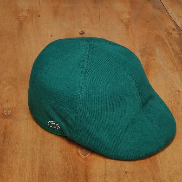 topi pet flat cap lacoste warna unik no burberry kangol new era bape