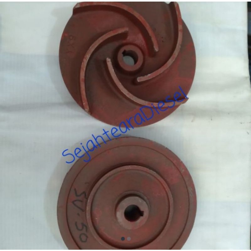 Kipas besi impeler 2"(SU-50)Pompa air irigasi sawah  keong pully 2"(SU-50)
