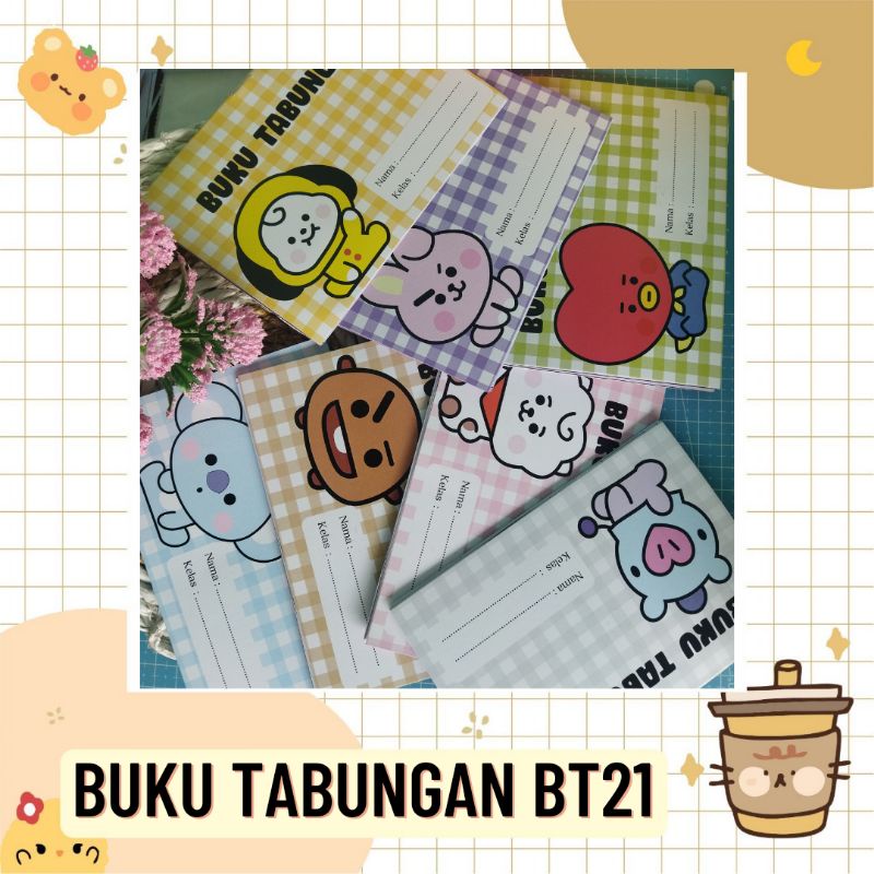 

BUKU TABUNGAN TEMA BT21