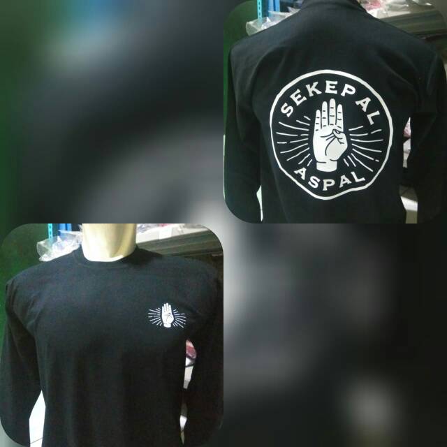 Kaos lengan panjang Sekepal Aspal