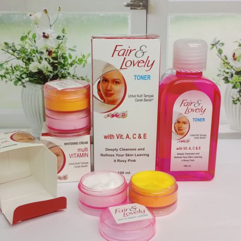 Cream Fair and Lovely + Toner Fair and Lovely