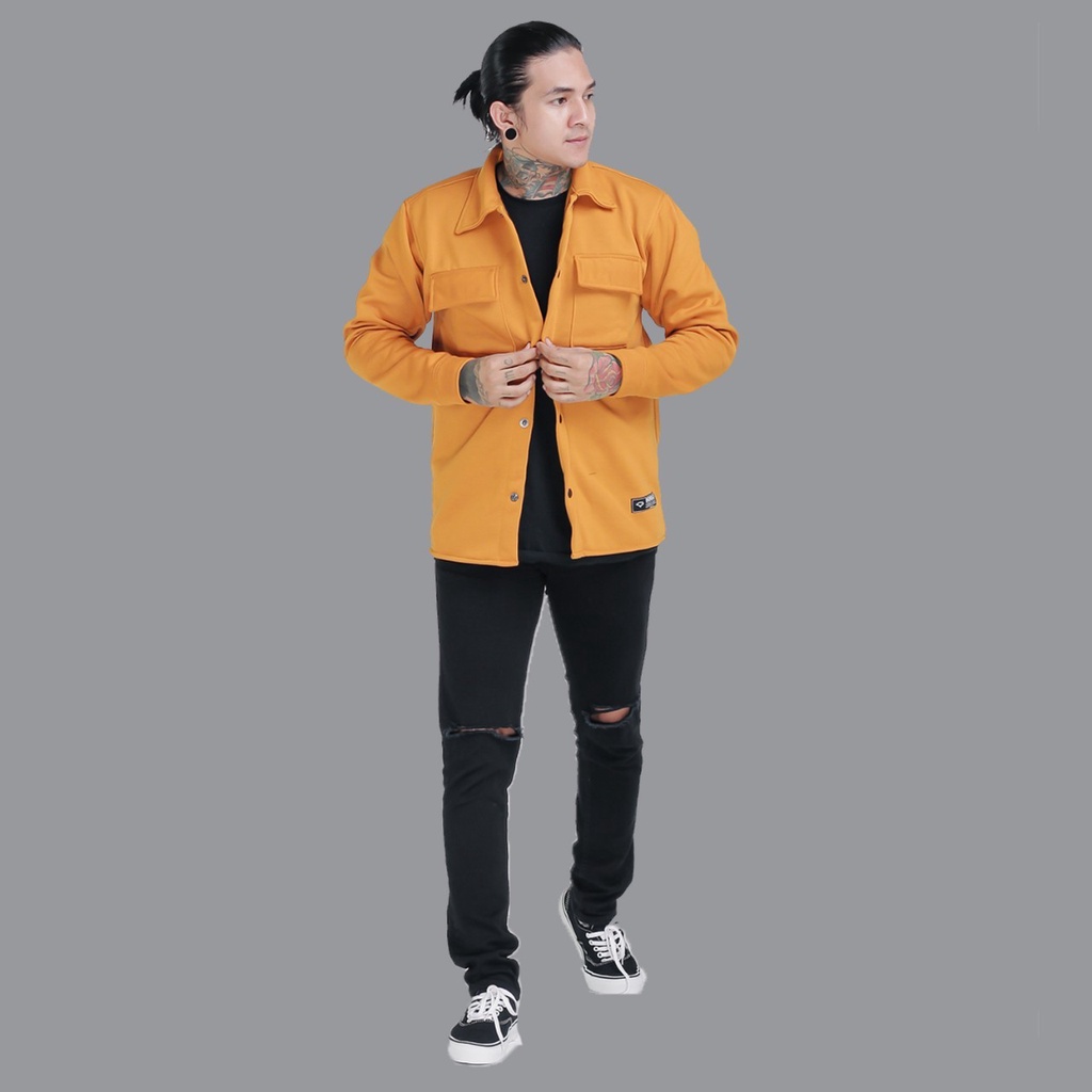 Jual Jaket Pria Shacket Jacket Pleece Original I Jaket Pria Jumbo M L