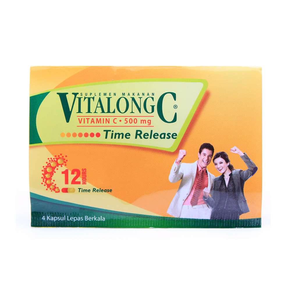 VITALONG C STRIP 4 TABLET VIT C DAYA TAHAN TABUH