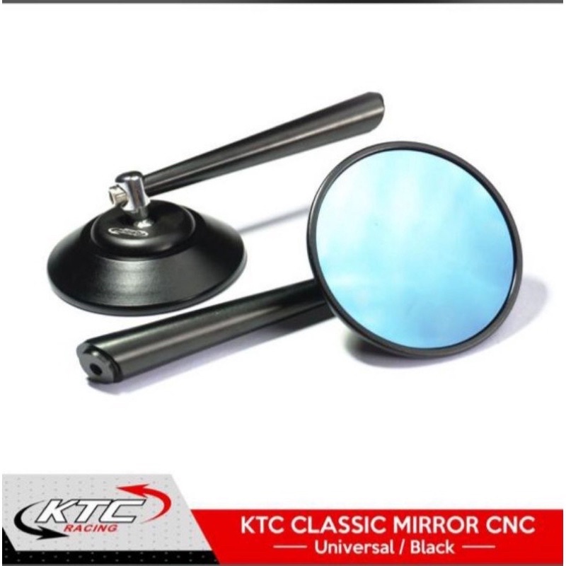 Spion Retro Vespa Clasic Bulat Jokowi KTC ORIGINAL Racing Original W175 Scoopy Universal Cafe Racer