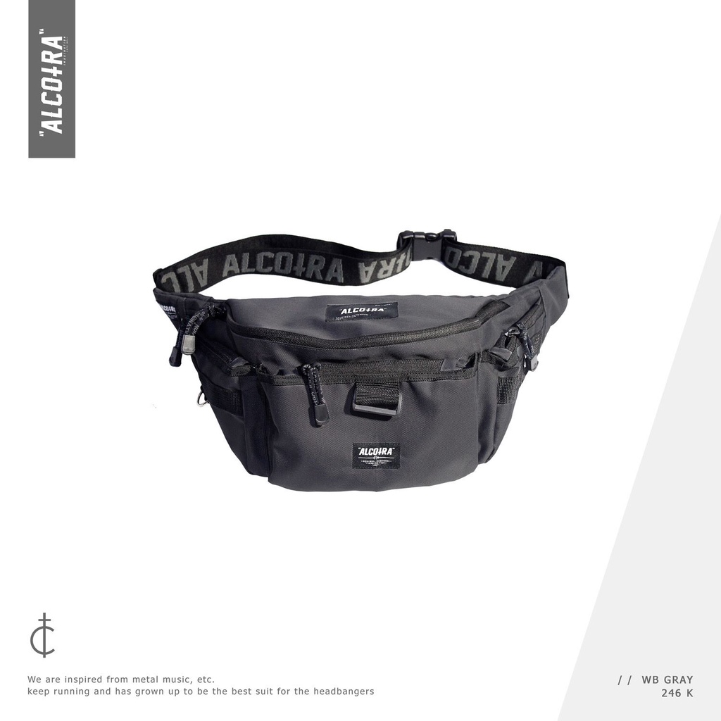 WB GRAY / WAISTBAG
