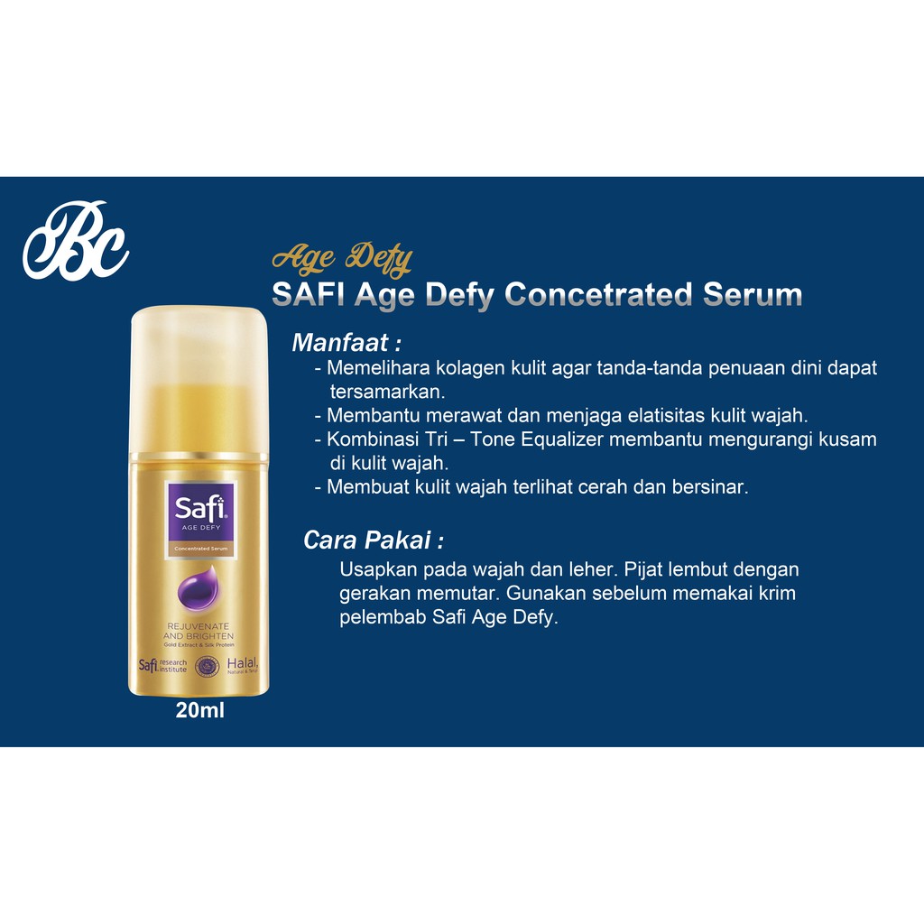 serum safi age defy