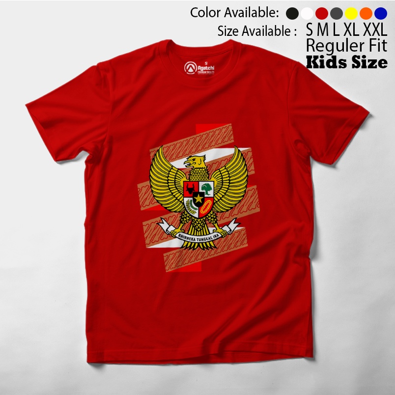 Baju Kaos Atasan Anak Laki-Laki Garuda Indonesia Merdeka